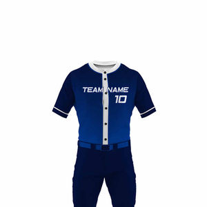 Nueva llegada de alta calidad por encargo de béisbol y softball desgaste 100% poliéster fabricación uniformes de béisbol para la venta servicio Oem - Product Image 4
