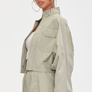 Custom <b>Nylon</b> <b>Women</b> Windbreaker Tracksuit Set Sportswear Breathable Water Resistant Custom Color <b>Nylon</b> windbreaker tracksuit 2026 - Product Image 4