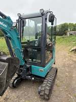 Mini-excavatrice sur chenilles TOP SELLING SWE 17F bleue avec cabine et godet hydraulique