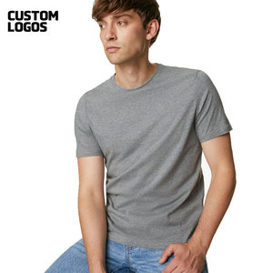 Haut de gamme 100% coton hommes imprimé à manches courtes haut T-shirt respirant marque de mode à manches courtes col rond T-shirt - Product Image 5