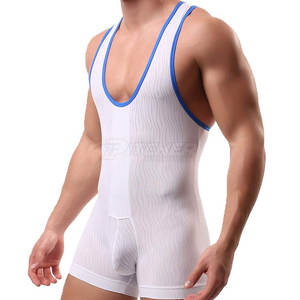 Venta caliente Nuevo diseño Respetuoso con el medio ambiente Ligero Correa ajustable Camiseta de lucha con impresión de logotipo personalizado digital - Product Image 2