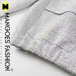 Superventas 2026 Chaqueta Acolchada de Invierno para Mujer, de Punto, con Lentejuelas Verdes y Moradas, Bordada, de Manga Larga, con Cremallera, para Mardi Gras - Product Image 6