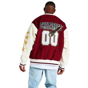 Veste universitaire pour hommes et femmes sur mesure, design tendance, col montant, logos personnalisés, imperméable et coupe-vent pour l'extérieur - Product Image 5