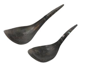 ช้อนเปลือกหอยมุกสีขาวขนาดใหญ่รุ่นใหม่ เป็นมิตรกับสิ่งแวดล้อม ปลอดภัยสำหรับเครื่องล้างจาน อุปกรณ์ทำสลัด สำหรับใช้ในครัวเรือน ผลิตในอินเดีย - Product Image 3