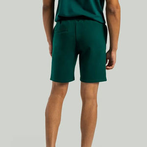 100% coton français Terry Tech polaire en relief Shorts pour hommes/logo en relief streetwear été grande taille hommes Shorts - Product Image 5