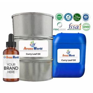 100% Pure Natural Curry Leaf Essential Oil <b>Sweet</b> Odor Steam Distilled <b>Bulk</b> Packaging Wholesale - Product Image 1