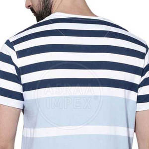 Nueva llegada elegante camiseta de media manga para hombres ropa de calle 100% algodón mejor Material tejido de punto - Product Image 5