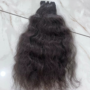 Extensiones de trama de cabello humano de templo indio Remy doble de alta calidad 20-30 pulgadas todos los colores adecuados directamente indio - Product Image 1