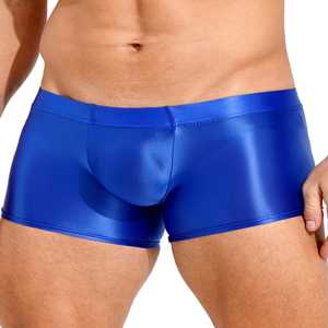 2025 New Collection <b>Men's</b> Custom High-Rise <b>Boxer</b> Briefs Knitted <b>Bamboo</b> Fiber Quick Dry Breathable Cotton - Product Image 1