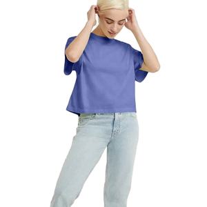 Camiseta de verano de nueva colección para mujer, camiseta personalizada de alta calidad 100% de algodón de manga corta con cuello redondo, lo mejor para pedidos a granel - Product Image 2