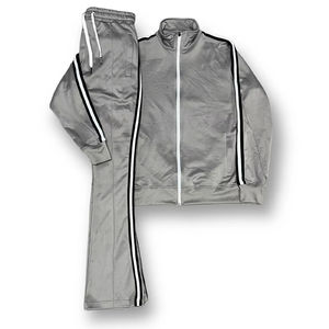 Chaqueta cortavientos deportiva impermeable de nailon al por mayor, conjunto transpirable para correr, chándal de talla grande para invierno, Impresión de logotipo personalizable - Product Image 2