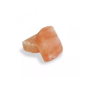 OdontoMed2011 Savon de massage 100% fait main, écologique, en sel rose de l'Himalaya cristallin, sculpté en forme d'ange, forme irrégulière - Product Image 5
