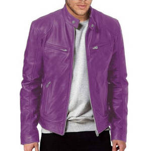 Vestes en cuir longues de luxe pour hommes, options en cuir d'agneau, cuir de vache, simili cuir disponibles, veste pour hommes - Product Image 1