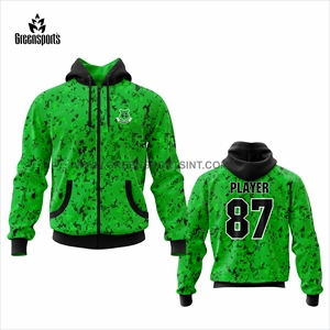 เสื้อฮู้ดพรีเมียมสั่งทำพิเศษสำหรับฤดูหนาว พิมพ์ลายแบบ Sublimation สำหรับผู้ชายและผู้หญิง สไตล์สตรีทแวร์และกีฬา ผลิตตามแบบ OEM ผ้าฝ้าย 100% มีกระเป๋าปักลาย - Product Image 3