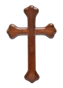 Croix élégante en bois naturel de qualité supérieure Tenture murale en bois Art religieux Décoratif Religieux Décoration intérieure Décorations de Noël Chaudes - Product Image 5