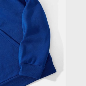Sudadera con capucha de algodón orgánico personalizable para hombre, jersey de forro polar con cierre frontal - Product Image 3