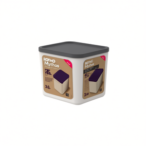 ROTHO Mythos - Juego de 3 Contenedores de Almacenamiento de Plástico Beige de 40L - Product Image 3