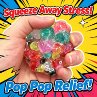 Jouet sensoriel anti-stress Taba Squishy Crystal pour filles et garçons de 14 ans et plus, pour le bureau
