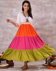 Vestido de novia blanco bohemio para mujer 2025 bordado cuello redondo manga larga ropa de noche vestido largo ucraniano bordado Boho verano - Product Image 6