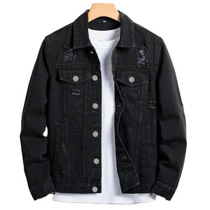 Veste en jean vintage sur mesure OEM/ODM en gros avec logo personnalisé pour hommes - Dernier style de mode 2026 - Product Image 6
