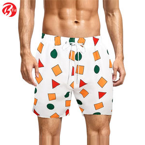 Pantalones cortos lisos de cintura alta con bolsillos laterales para hombre, ropa para correr colorida ecológica - Product Image 6