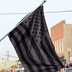 USA TOP FLAGSINC Pack de 5 drapeaux américains noirs de la richesse de la culture américaine 3x5 350g pour utilisation en extérieur/intérieur (100D) - Product Image 1