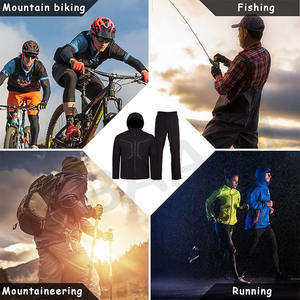 Veste de pluie de golf imperméable pour hommes, tenue de pluie de golf performante, veste et pantalon légers pour tous les sports - Product Image 1