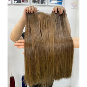 Cabello Humano Virgen Vietnamita 100% Sin Procesar, Liso Natural, Ondulado y Rizado Italiano, 50cm, Cierre de Encaje HD 5x5 45cm - Product Image 3
