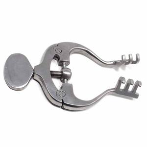 Jansen-Retractor de acero inoxidable, 10cm, esparcidor de heridas no estéril con tornillo de ajuste, 3x3 dientes Romos - Product Image 6