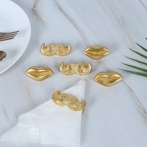 Anneaux de serviette en fonte d'aluminium de conception unique, matériau de haute qualité pour les cadeaux d'anniversaire de mariage et toute autre occasion - Product Image 3