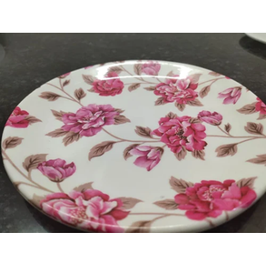 Conception d'assiette de service imprimée en acier inoxydable Conception imprimée de haute qualité Nouvelle assiette en émail moderne Dîner Assiette d'utilisation de cuisine - Product Image 5