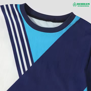 Camiseta de Felpa de Manga Corta con Cuello Redondo para Hombre, 100% Algodón, Marca 2025, Corte Holgado, Ecológica, Antiarrugas, Transpirable, Precio Bajo - Product Image 3