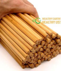 Eco2go Baguettes en bambou écologiques du Vietnam, porte-baguettes, couverts jetables et réutilisables pour les mariages, emballés par paires - Product Image 1