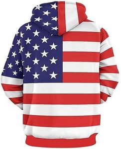 Sudaderas con capucha para hombres Cool Men's Pullover Hoodies Sudadera gráfica linda con bolsillos - Product Image 4