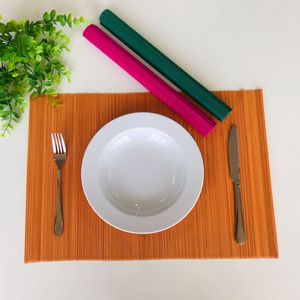 Gran oferta, Mantel Individual de bambú personalizado, mantel seguro para decoración de mesa de comedor para fiesta y decoración de Navidad - Product Image 6