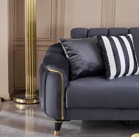 Juego de Sofás para Salón, Muebles Turcos Chesterfield Convertibles y Extensibles para Hotel, Apartamento, Villa, Restaurante, Cafetería, Oficina, Interior