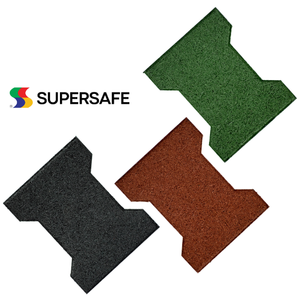 Vente chaude Installation facile en caoutchouc T-Bone Dog Bone Revêtement de sol en caoutchouc absorbant les chocs Aires de jeu et granges à chevaux Expédition rapide - Product Image 2