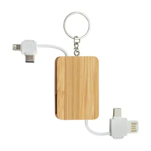 Portachiavi Personalizzato 3-in-1 con Cavo Refrontolo, Gadget Promozionale per Moschettoni - Product Image 1