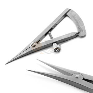 Pied à coulisse manuel Castroviejo en acier inoxydable Instruments dentaires orthodontiques de qualité chirurgicale précise et durable certifié MOL - Product Image 1