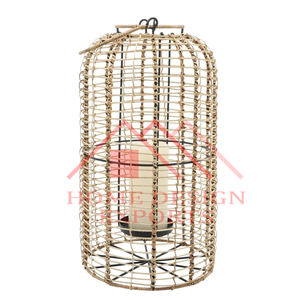 Metal Wire Candle-<b>Hurricane</b> Candle Holder Set Of 2 Design Hot Selling Luxury Decorative Accessories - Product Image 2