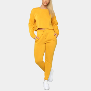 Vente en gros personnalisée à capuche pour femmes, survêtement de jogging pour femmes, survêtement d'hiver en spandex pour femmes - Product Image 1