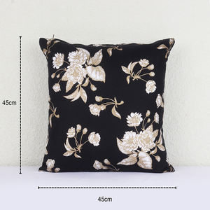 ปลอกหมอนอิงพิมพ์ลาย210gsm ผ้าฝ้าย100% หรูหราผลิตภัณฑ์สิ่งทอภายในบ้านถักด้วยมือจากผู้ผลิตและส่งออกในอินเดีย - Product Image 3