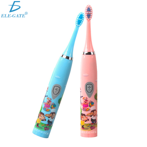 Brosse à dents électrique rechargeable par USB pour garçons et filles, poils doux, fonction étanche, brosse à dents de remplacement pour enfants - Product Image 1