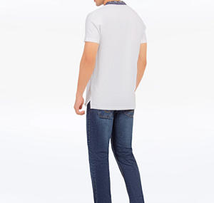 Camiseta Deportiva Personalizada para Hombre, Bordada, de Algodón y Poliéster, Ecológica, Transpirable, de Secado Rápido, para Gimnasio, Golf, Ropa de Trabajo de Lujo - Product Image 5