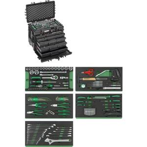 Stahlwille 160-Piece <b>Tool</b> Assortment in 13230 WT/TS <b>Trolley</b> Durable <b>Tool</b> Sets - Product Image 1