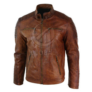 Venta al por mayor de calidad superior de cuero chaqueta de moto transpirable ropa de protección de invierno superventas GLOBAL EDGE de manga larga de los hombres - Product Image 1