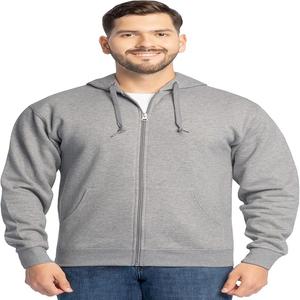 Sudadera con capucha pesada para hombre con cremallera extraíble y manga larga Sudadera de secado rápido Cómoda y elegante - Product Image 1