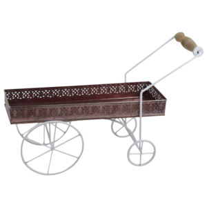 Plateau de table de fête au meilleur design, plateau de service pour fruits et plateau décoratif, décoration de la maison, vaisselle, plateau en métal à quatre roues - Product Image 1