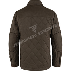 เสื้อแจ็คเก็ตบุผ้าสำหรับล่าสัตว์ แขนยาว ผ้าแคนวาสคอตตอน 100% กันลม ระบายอากาศได้ดี หนาพิเศษสำหรับฤดูหนาว สำหรับผู้ชาย พร้อมโลโก้แบบกำหนดเอง - Product Image 6