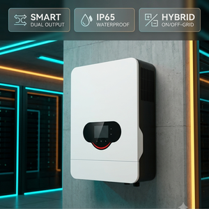 Inversor Solar con Descuento por Volumen, Pantalla de Arco Bicolor, 6kW 8kW, Monofásico, Impermeable IP65, Sistema Inteligente de Energía Conectado a la Red - Product Image 1